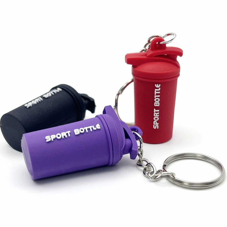 جا کلیدی و آویز کیف ورزشی bottle طرح شیکر